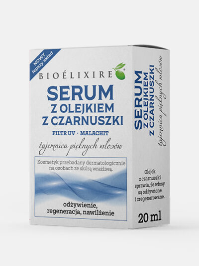 Bioelixire Silicone Serum black seed oil+ Malachite + UV Filter 20 ml