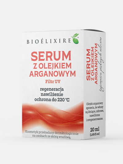 Bioelixire Serum silikonowe Argan + Filtr UV 20 ml